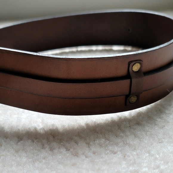 Abercrombie Kids Leather Belt Size L/XL - Picture 3 of 10
